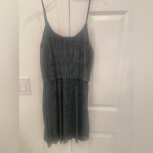 Fun silver short party dress